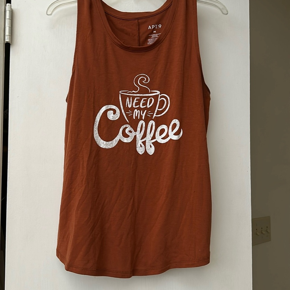 Coffee Lovers Tank Top by Apt. 9